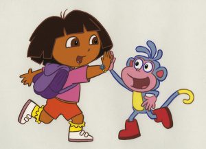 Dora The Explorer original painting